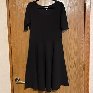 LuLaRoe XL Black Nicole Dress